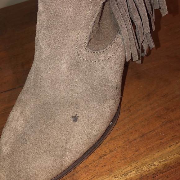 Steve Madden taupe booties - Picture 2 of 3